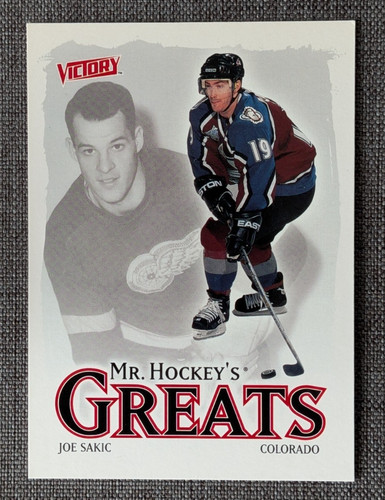Joe sakic hockey s greats - joe, mr.