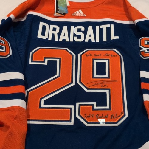 Maglia leon draisaitl firmata - draisaitl,