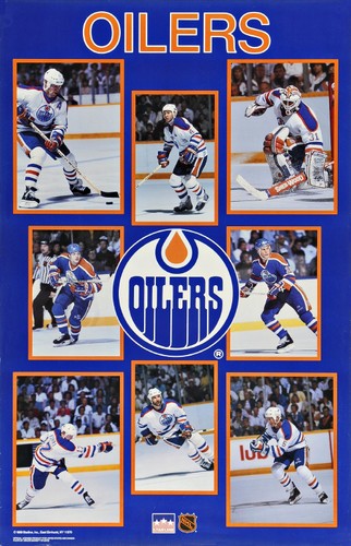 1989 edmonton oilers collage - edmonton,