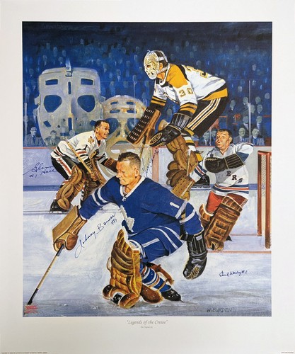 Signed original six litho - original,
