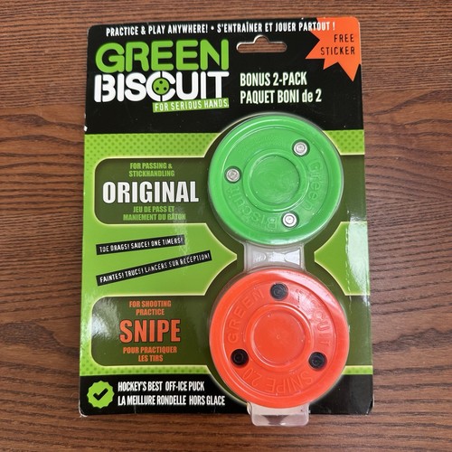 Green biscuit hockey - green,