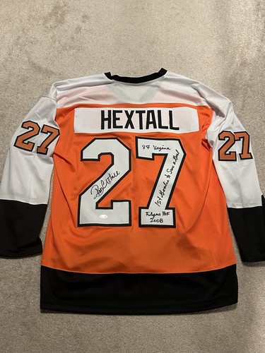 Maglia ron hextall firmata - maglia,